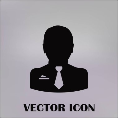 İşadamı vektör web simgesi