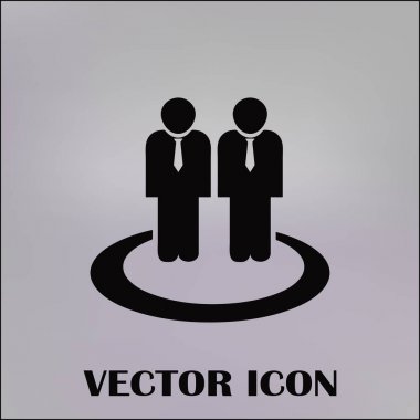 Grup insanlar vektör simgesi