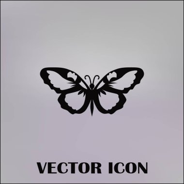 Kelebek vektör web simgesi