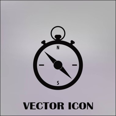 Pusula simgesini vektör tasarımı