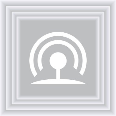 WiFi simge vektör, kablosuz Internet işareti, düz stil grafik ve web tasarımı için