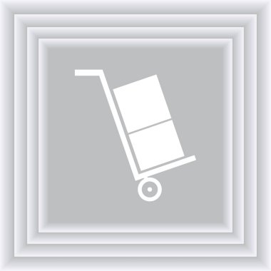 Bagaj vektör web simgesi.