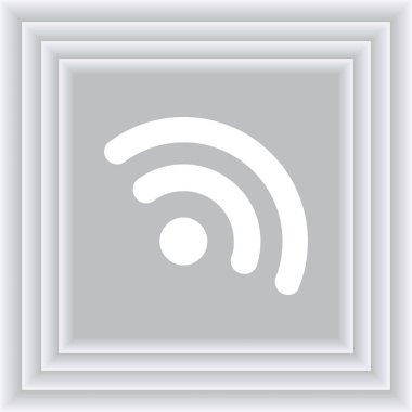 WiFi simge vektör, kablosuz Internet işareti, düz stil grafik ve web tasarımı için