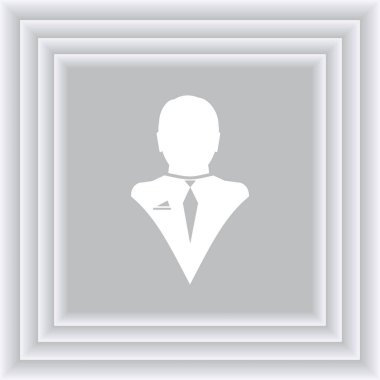 İşadamı vektör web simgesi