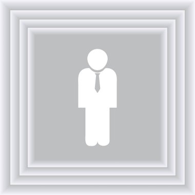İşadamı vektör web simgesi