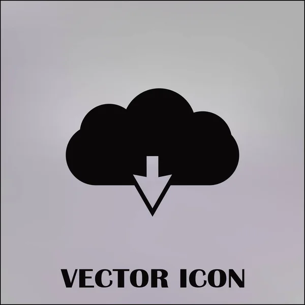 Web cloud data icon — Stock Vector