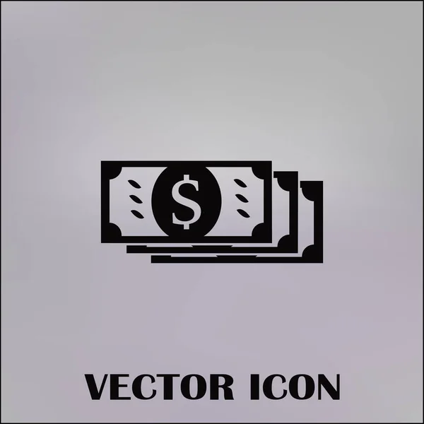 Vector money flat Icon — Stock Vector