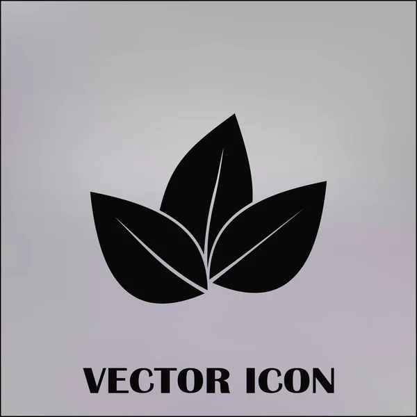 Blatt-Icon-Vektor-Illustration — Stockvektor