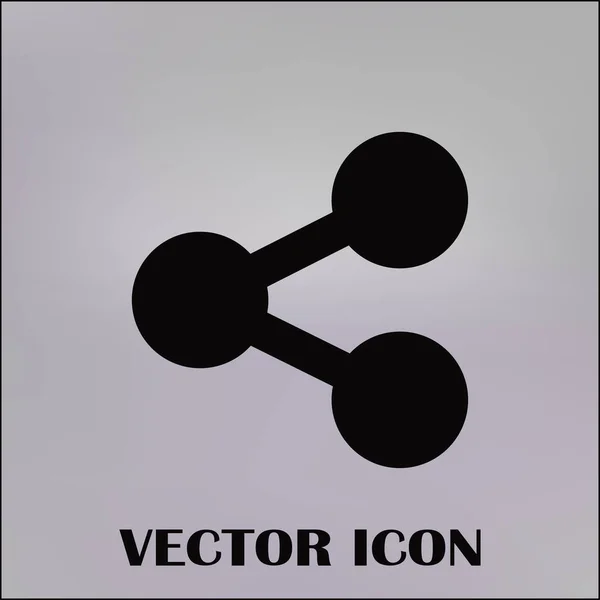 Atom-Vektor-Websymbol — Stockvektor