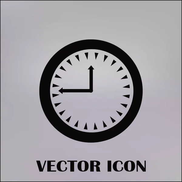 Clock, time vector icon — Stock Vector