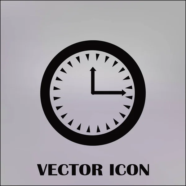 Klocka, tid vector ikonen — Stock vektor