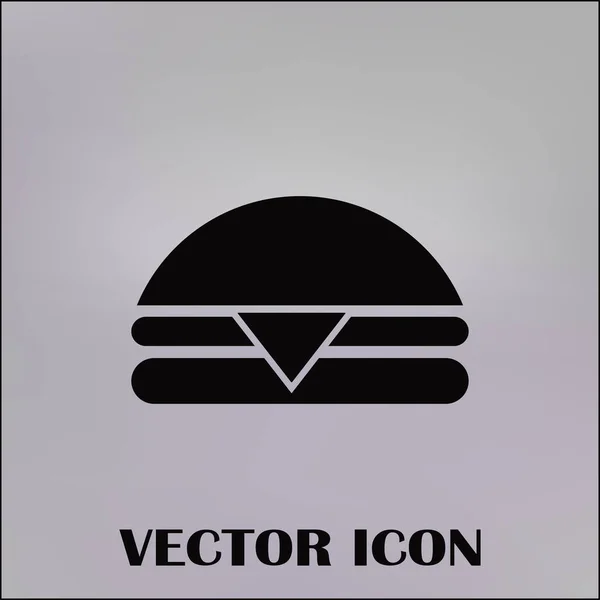 Icono de la hamburguesa. diseño web — Vector de stock