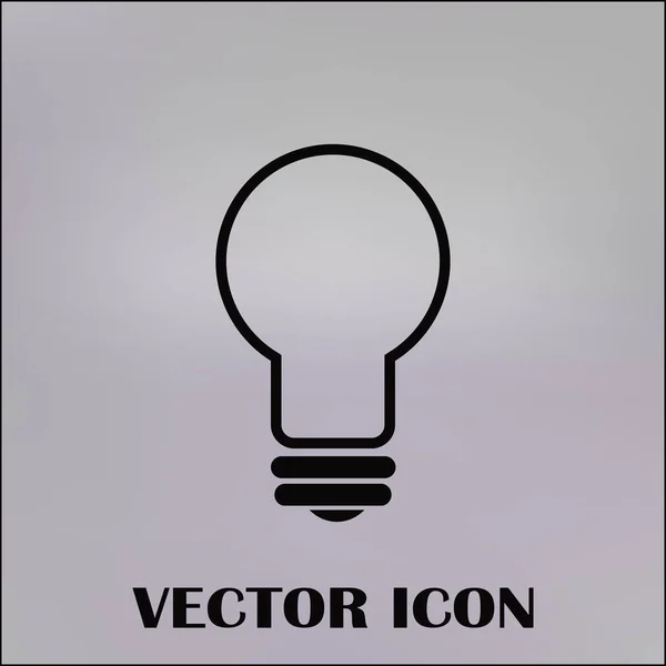 Плоский вектор лампы — стоковый вектор