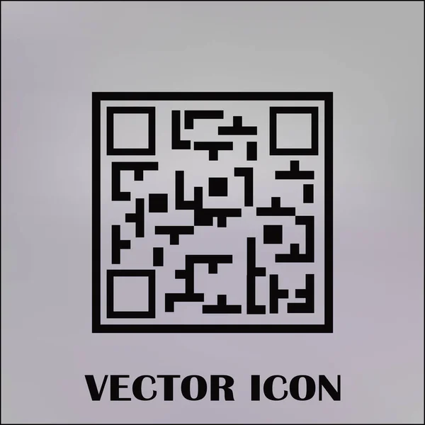 Código QR para el teléfono inteligente — Vector de stock