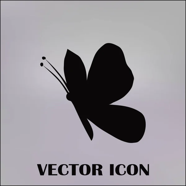 Butterfly vector web icon — Stock Vector
