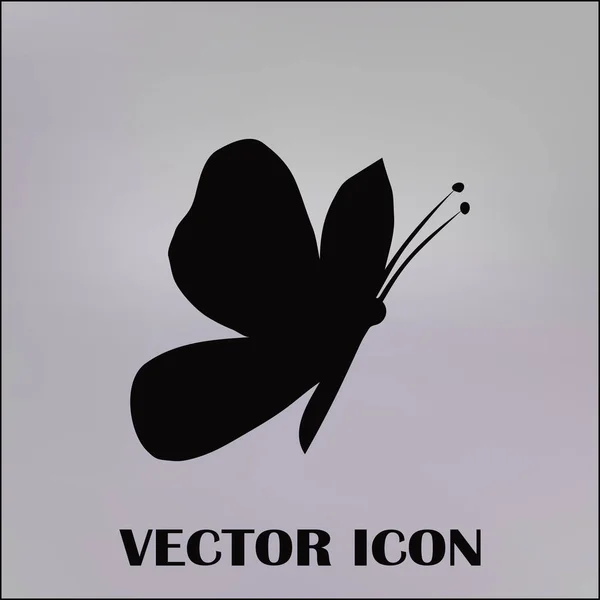 Icône web papillon vecteur — Image vectorielle