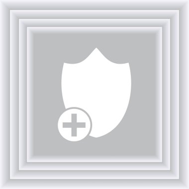 Kalkan vektör web simgesi