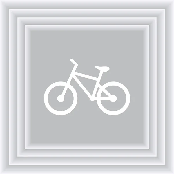 Rower w wektor ikona ilustracja Płaska konstrukcja — Wektor stockowy