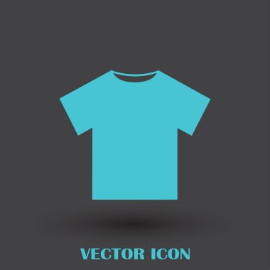 T-shirt web simge vektör.