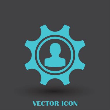 antika arka plan vektör sanat ile dişli simgesini