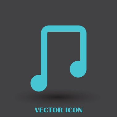 vektör müzik Not simgesi