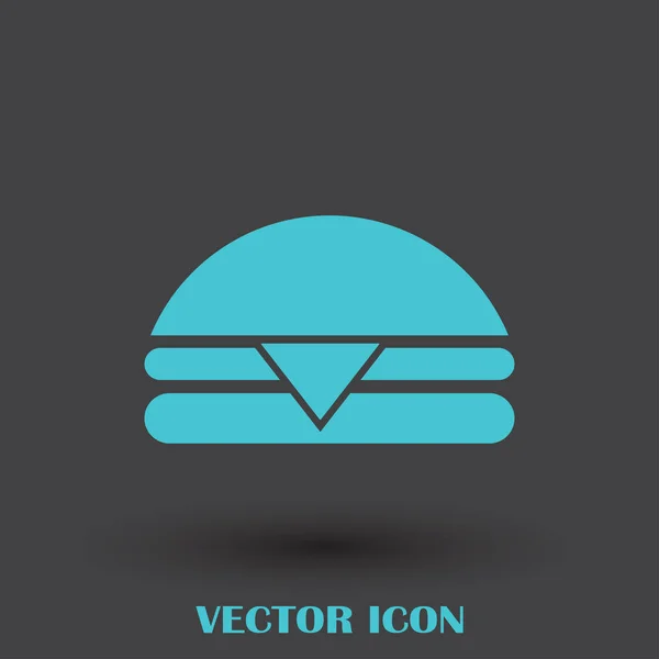 Hamburger Ikone. Webdesign — Stockvektor