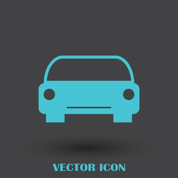 Vector icono de coche. Ilustración vectorial . — Vector de stock