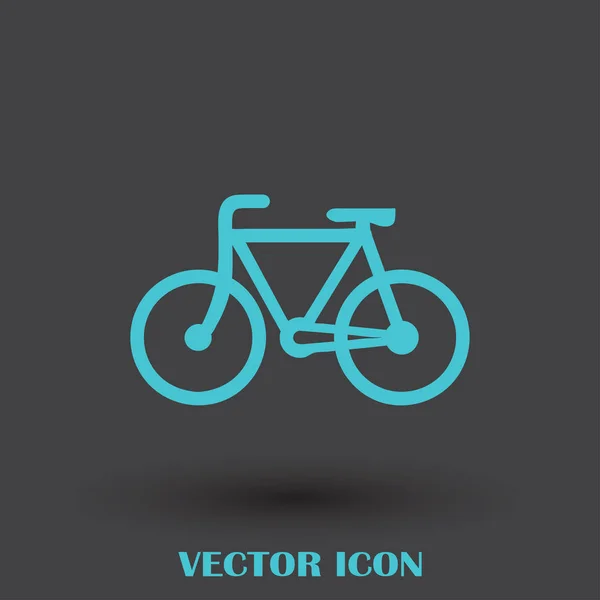 Bicicleta ícone estoque vetor ilustração plana design — Vetor de Stock