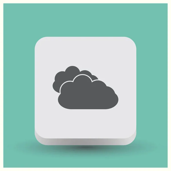 Σύννεφο εικονίδιο διάνυσμα. Διάνυσμα στυλ Web. — Διανυσματικό Αρχείο