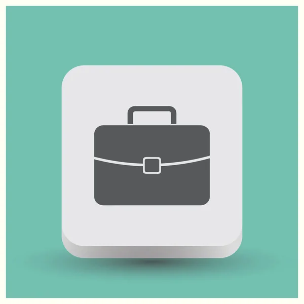 Icono de equipaje. Estilo de vector web . — Vector de stock