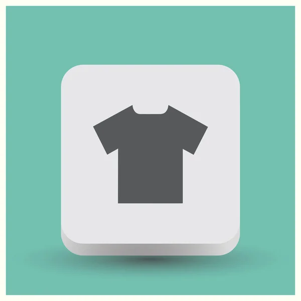 T-shirt Icon Vector. Vector Webstijl. — Stockvector