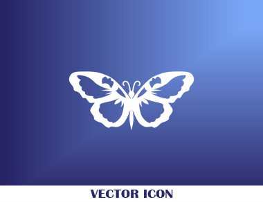 Kelebek vektör web simgesi