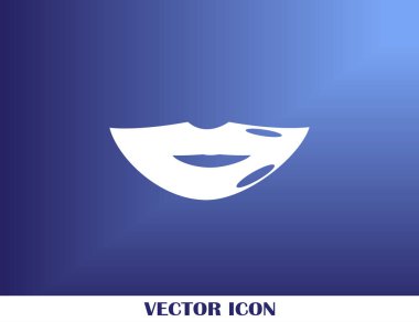 Dudak simgesi web tasarım