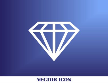 satır elmas vektör simgesi