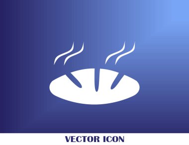 ekmek web vektör simgesi
