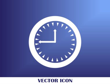 Saat, saat vektör simgesi