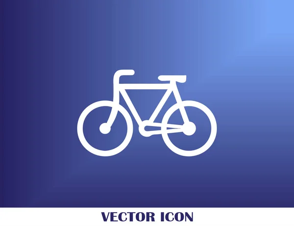 Icône de vélo illustration vectorielle dessin plat — Image vectorielle