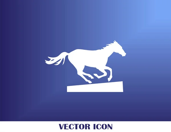 A ló vektorsziluettje — Stock Vector