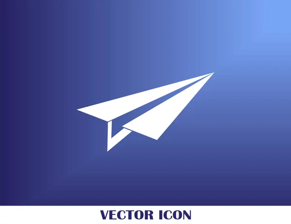 Vecteur d'icône d'avion, illustration de logo solide, pictogramme — Image vectorielle