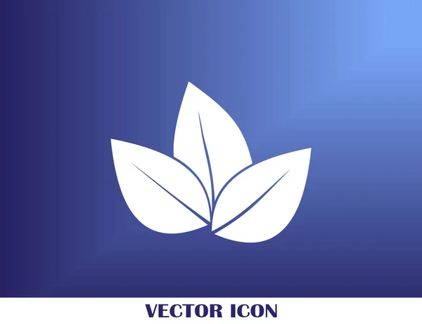 Leaf Icon Vector Illustration — Stock Vector