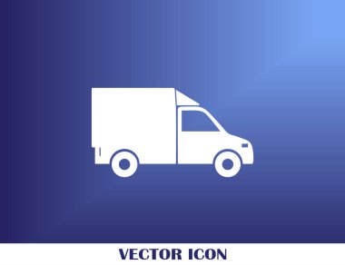 Teslimat vektör web simgesi