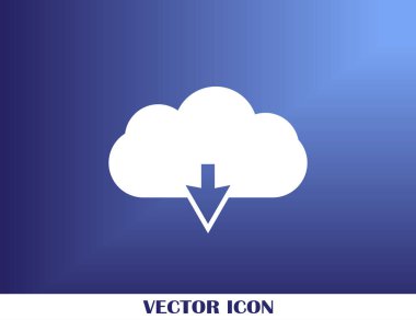 Web bulut veri simgesi