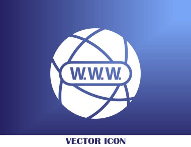 Web sitesi web vektör simgesi