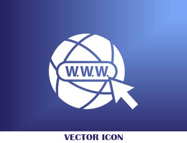 Web sitesi web vektör simgesi