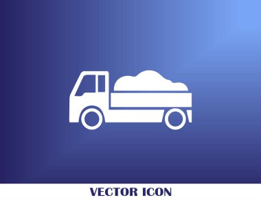 Teslimat vektör web simgesi