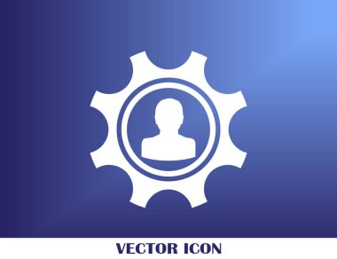 antika arka plan vektör sanat ile dişli simgesini