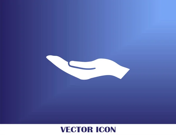 Hands icon vector, flat design best vector icon — Stock Vector