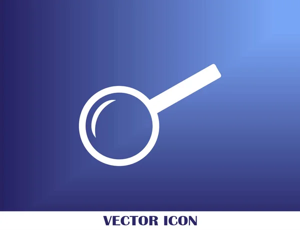 Lupa de aumento. Icono de búsqueda. Ilustración vectorial . — Vector de stock