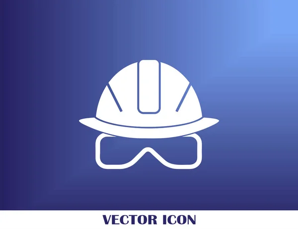 Capacete Vector ilustração. ícone — Vetor de Stock