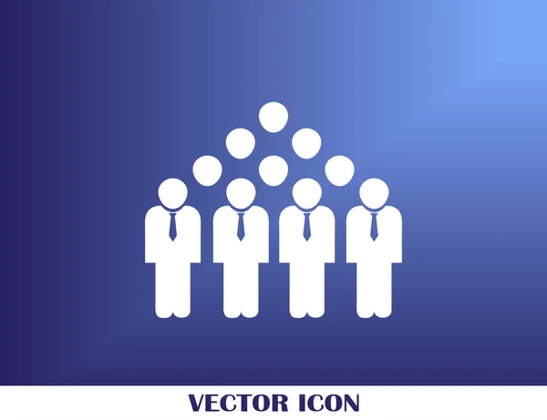 Иконка группы людей — стоковый вектор